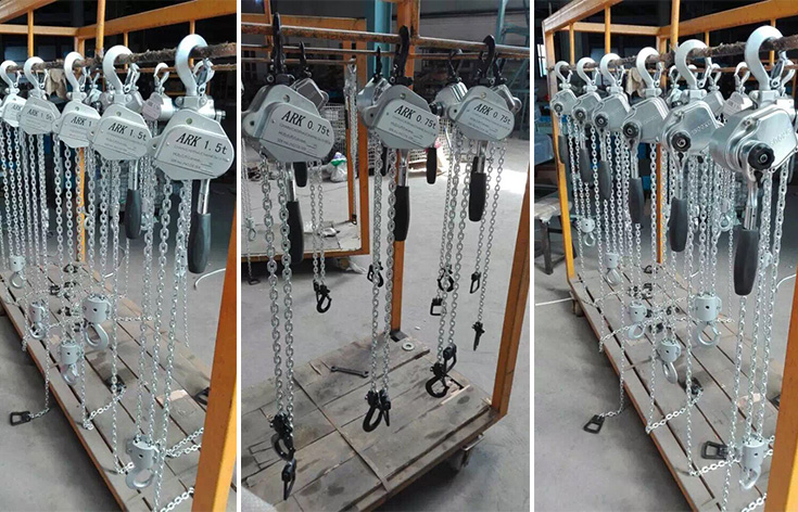 冠航ARK型1.5t鋁合金手扳葫蘆產(chǎn)品展示圖 冠航ARK型1.5t鋁合金手扳葫蘆產(chǎn)品展示圖